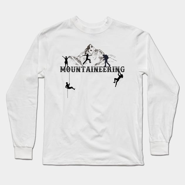 Mountaineering Long Sleeve T-Shirt by M_H_N_SY